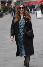 KELLY BROOK at Heart Radio Studios in London 02/14/2022