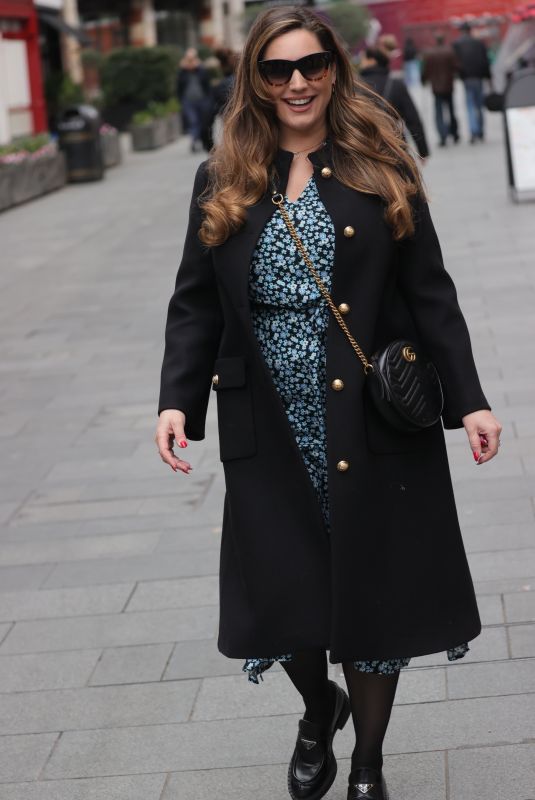 KELLY BROOK at Heart Radio Studios in London 02/14/2022