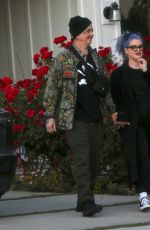 KELLY OSBOURNE and Sid Wilson Out in Los Angeles 02/03/2022