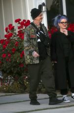 KELLY OSBOURNE and Sid Wilson Out in Los Angeles 02/03/2022