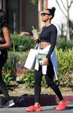 KELLY ROWLAND Leaves a Gym in Los Angeles 02/07/2022