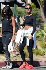 KELLY ROWLAND Leaves a Gym in Los Angeles 02/07/2022