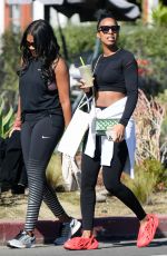 KELLY ROWLAND Leaves a Gym in Los Angeles 02/07/2022