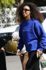 KELLY ROWLAND Out and About in Beverly Hills 02/25/2022