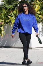 KELLY ROWLAND Out and About in Beverly Hills 02/25/2022