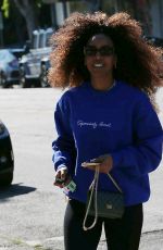 KELLY ROWLAND Out and About in Beverly Hills 02/25/2022