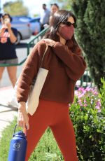 KENDALL JENENR Arrives at Pilates Session in West Hollywood 02/17/2022