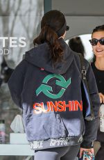 KENDALL JENNER and HAILEY BIEBER at a Pilates Studio in West Hollywood 02/03/2022