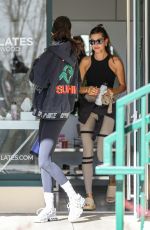 KENDALL JENNER and HAILEY BIEBER at a Pilates Studio in West Hollywood 02/03/2022