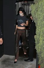 KENDALL JENNER Arrives at The Nice Guy in West Hollywood 02/07/2022