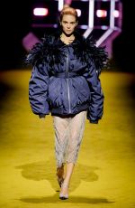 KENDALL JENNER at Prada Fall/Winter 2022/2023 Fashion Collection Unveiling at Milan Fashion Week 02/24/2022