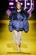 KENDALL JENNER at Prada Fall/Winter 2022/2023 Fashion Collection Unveiling at Milan Fashion Week 02/24/2022