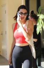 KENDALL JENNER Leaves Her Daily Pilates Class in West Hollywood 02/10/2022