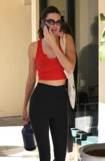 KENDALL JENNER Leaves Her Daily Pilates Class in West Hollywood 02/10/2022