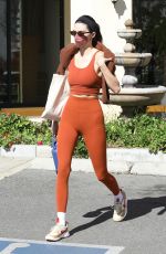 KENDALL JENNER Leaves Pilates Class in West Hollywood 02/17/2022