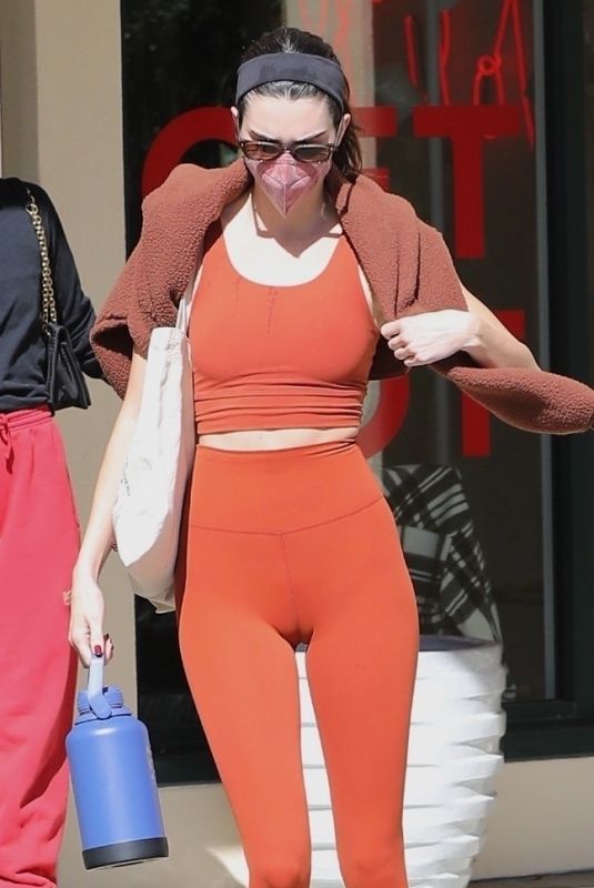 KENDALL JENNER Leaves Pilates Class in West Hollywood 02/17/2022