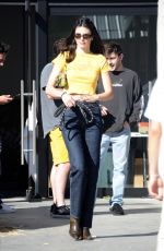 KENDALL JENNER on the Set of a Photoshoot in Los Angeles 02/07/2022