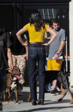 KENDALL JENNER on the Set of a Photoshoot in Los Angeles 02/07/2022