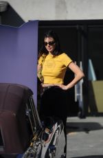 KENDALL JENNER on the Set of a Photoshoot in Los Angeles 02/07/2022