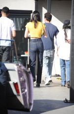 KENDALL JENNER on the Set of a Photoshoot in Los Angeles 02/07/2022