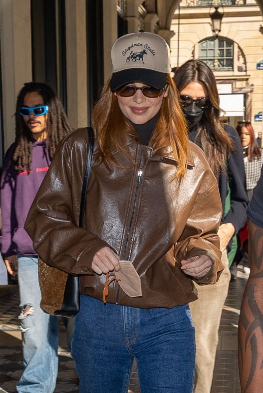 KENDALL JENNER Out and About in Paris 02/28/2022
