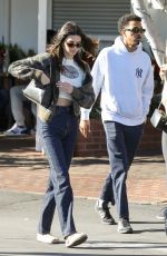 KENDALL JENNER Out for Lunch with Fai Khadra in West Hollywood 02/05/2022