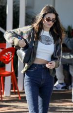 KENDALL JENNER Out for Lunch with Fai Khadra in West Hollywood 02/05/2022