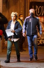KERRY WASHINGTON on the Set of The School for Good and Evil in Los Angeles 02/20/2022