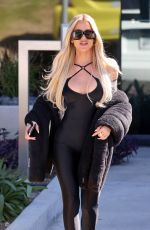 KHLOE KARDASHIAN Out and About in Burbank 02/10/2022