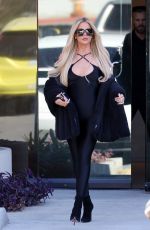 KHLOE KARDASHIAN Out and About in Burbank 02/10/2022