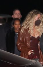 KHLOE KARDASHIAN Out with Friends at Nobu in Malibu 02/26/2022