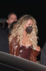 KHLOE KARDASHIAN Out with Friends at Nobu in Malibu 02/26/2022