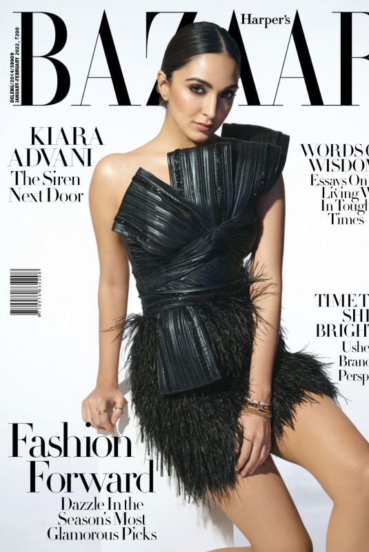 KIARA ADVANI for Harper’s Bazaar Magazine, India Fabruary 2022