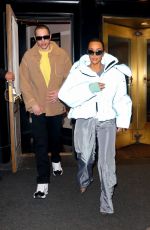 KIM KARDASHIAN and Pete Davidson Out for Dinner in New York 02/15/2022