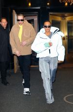 KIM KARDASHIAN and Pete Davidson Out for Dinner in New York 02/15/2022