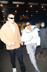 KIM KARDASHIAN and Pete Davidson Out for Dinner in New York 02/15/2022