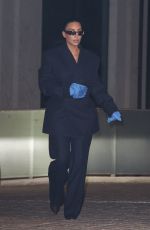 KIM KARDASHIAN Arrives at Prada Foundation at Milan Fashion Week 02/24/2022