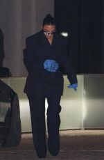 KIM KARDASHIAN Arrives at Prada Foundation at Milan Fashion Week 02/24/2022