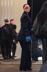 KIM KARDASHIAN Arrives at Prada Foundation at Milan Fashion Week 02/24/2022