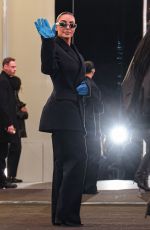 KIM KARDASHIAN Arrives at Prada Foundation at Milan Fashion Week 02/24/2022