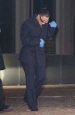 KIM KARDASHIAN Arrives at Prada Foundation at Milan Fashion Week 02/24/2022