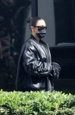 KIM KARDASHIAN Arrives Back in Los Angeles 02/26/2022