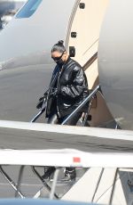 KIM KARDASHIAN Arrives Back in Los Angeles 02/26/2022