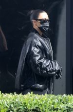KIM KARDASHIAN Arrives Back in Los Angeles 02/26/2022