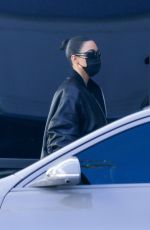 KIM KARDASHIAN Arrives Back in Los Angeles 02/26/2022