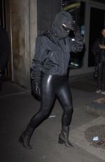 KIM KARDASHIAN Heading to Airport in Milan 02/25/2022