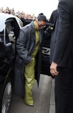 KIM KARDASHIAN Heading to Prada Show at Milan Fashion Week 02/24/2022