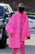 KIM KARDASHIAN Out And About in Los Angeles 02/14/2022