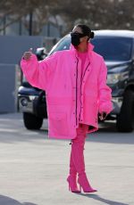 KIM KARDASHIAN Out And About in Los Angeles 02/14/2022