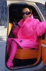 KIM KARDASHIAN Out And About in Los Angeles 02/14/2022
